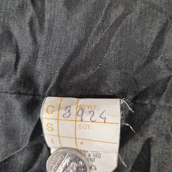 VTG La Pelle Karpeta Men’s Napa Leather Coat Black & Tan Canada Power Dressing - Picture 8 of 8